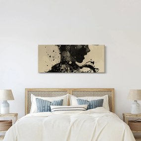 Tablou - Femeie de jazz (120x50 cm)