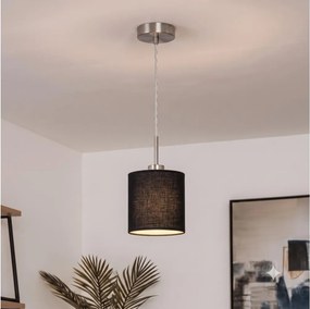 Brilagi - Pendul LED NUBILA pe cablu, 1xE27/60W/230V, Ø 14 cm, negru