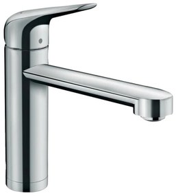 Baterie bucatarie monocomanda Hansgrohe Focus M42 120 cu 1 jet instalare in fata unei ferestre finisaj crom lucios