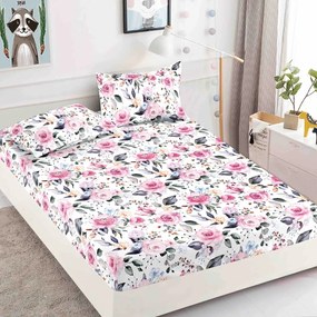 Huse de pat, 3 Piese, Finet cu elastic 180x200
