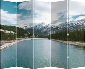 Paravan - Peisaj montan (210x170 cm)