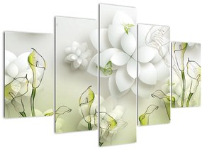 Tablou cu flori (150x105 cm)