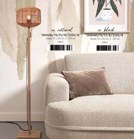 Lampadar eco din bambus cu ratan Tanami straight nat./2520 nat