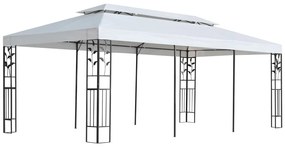 Pavilion, alb, 3 x 6 m