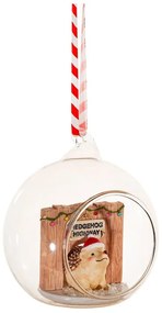Glob de Crăciun lucrat manual din polirășină ø 8 cm Hedgehog Highway – Sass &amp; Belle