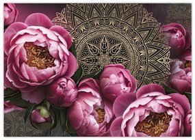 Tablou pe sticlă - Armonie (70x50 cm)