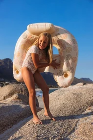 Scaun gonflabil pentru copii Sea shells