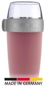 Cutie pentru gustări din două piese Westmark, 700ml, roz