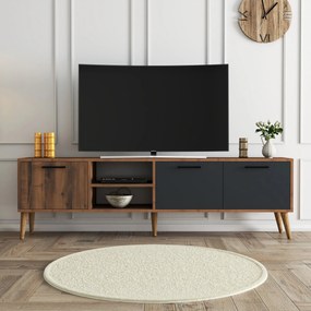 Masă TV/Dulap Essex (Nuc + Antracit). 1073458