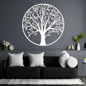 SENTOP | Copacul Vieții din lemn, într-un cerc – decorațiune murală | FORTIS