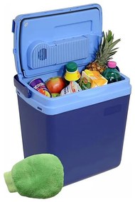 Cutie frigorifică portabilă cu afișaj, 48 W (230/12 V), 25 l, albastru