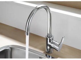 Baterie de chiuvetă Roca A5A8409C00 L20 32,5 cm crom lucios