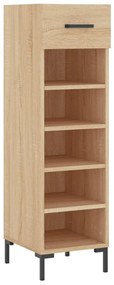 829679 vidaXL Dulap de pantofi stejar Sonoma 30x35x105 cm lemn prelucrat