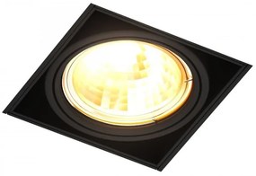 Spot incastrabil modern Oneon DL 50-1 negru
