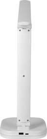 Lampă de birou LED RGBW dimabilă, cu încărcare wireless, LED/7W/5V USB, alb