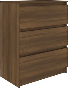 vidaXL Dulap, stejar maro, 60x35x76 cm, lemn prelucrat