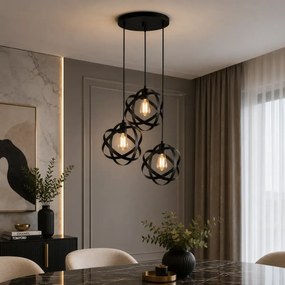 Lustra  negru homs ro11305