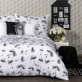 Lenjerie de pat 4Home Dandelion, din bumbac, 140 x 200 cm, 70 x 90 cm