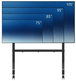 Stand podea mobil/fix NM 65-110" 125kg n