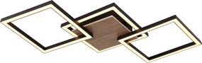 Globo 672844 - Plafonieră LED KENDRA LED/24W/230V 3000K 27,5x63 cm