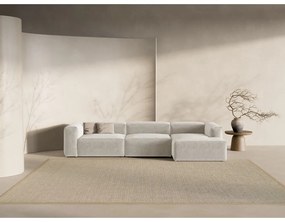 Colțar bej (cu colț pe partea dreaptă/cu șezlong) Bergamo – Cosmopolitan Design