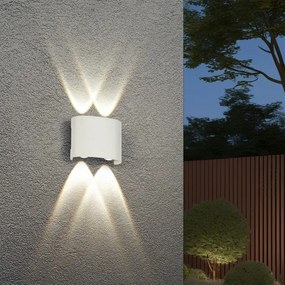 Brilagi - Aplica LED de exterior FLAREBOX, 4W, 230V, albă, IP65