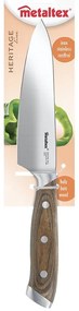 Cuțit din oțel inoxidabil tip cuțitul bucătarului Heritage – Metaltex