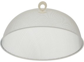 Capac metalic pentru alimente, diametru 35 x 14cm, alb