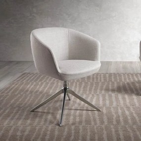 Scaun pivotant design modern Gris claro