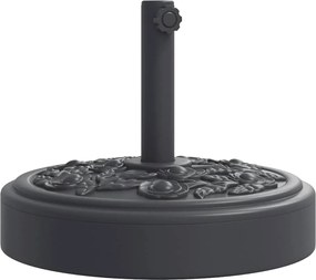 vidaXL Suport umbrelă pentru stâlpi Ø38 / 48 mm, 25 kg, rotund