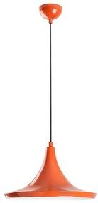 Lustră pe cablu TOM 1xE27/40W/230V portocaliu