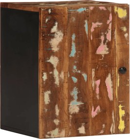 vidaXL Dulap de perete de baie, 38x33x48 cm, lemn masiv reciclat
