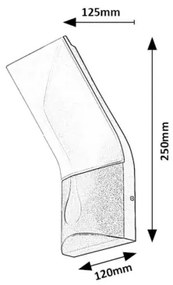 Aplică LED de exterior Rabalux 77171 TOLNA LED/10W/230V IP54