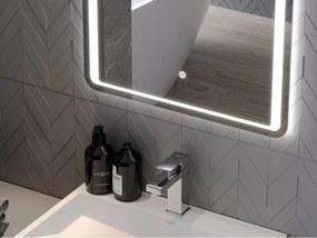 Mexen Zusa oglindă de baie iluminată 50 x 70 cm, LED 6000K, anti-ceață - 9808-050-070-611-00