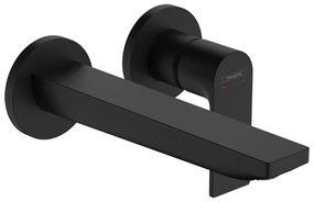 Baterie lavoar incastrata Hansgrohe Rebris E negru mat