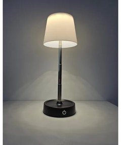 Lampă LED tactilă dimabilă de masă LED/3W/5V USB 800 mAh alb