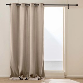 Draperie maro termoizolantă din catifea reiată 140x260 cm Madison – douceur d'intérieur