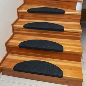 decoDoma Preş pentru scări QUICKSTEP semicerc antracit set 2 buc