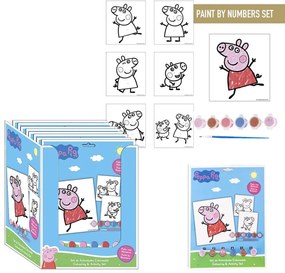 Purcelușa Peppa Fun set de pictură cu numere