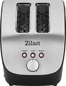 Prajitor de Paine ZILAN ZLN2690,negru inox 1000W, 6 nivele de rumenire