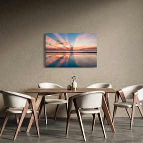 Tablou cu razele solare deasupra plajei Dayton (90x60 cm)