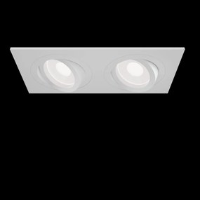Corp incastrabil cu 2 spoturi directionabile Atom alb MY-DL024-2-02W