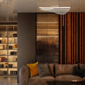 Plafoniera, Lustra aplicata LED design deosebit Bianca