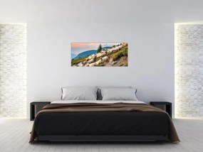 Tablou - O turmă de oi (120x50 cm)