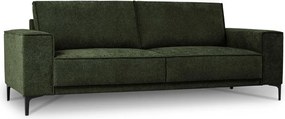 Canapea verde cu tapițerie din chenille 224 cm Copenhagen – Scandic
