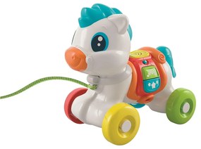 Animale Wheely Jucărie de dezvoltare ponei muzical de tras Clementoni