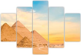 Tablou cu piramidele din Egipt (150x105 cm)