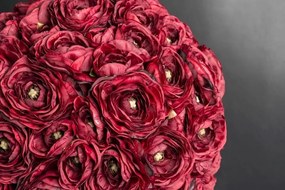 Aranjament floral elegant in forma de sfera, SPHERE RANUNCOLO MIX 35cm