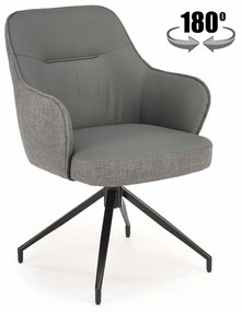Scaun rotativ K527 gri/gri