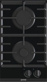 Plita pe gaz incorporabila Gorenje GC321B, 4050 W, Aprindere electronica, Gratar din fonta, Negru
